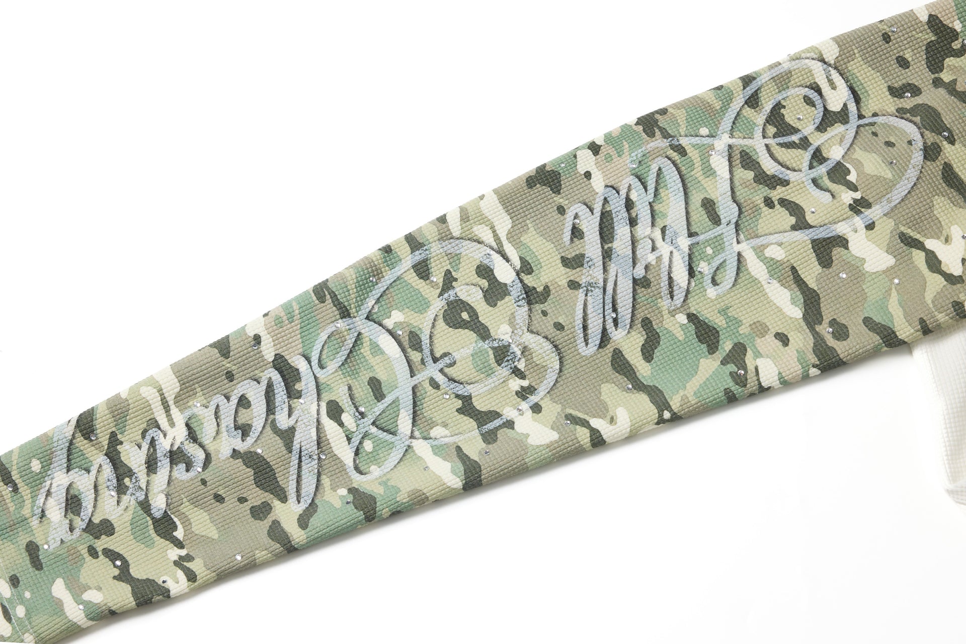 Camo Raglan Graphic Waffle Long Sleeve